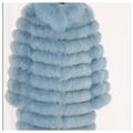 Skyblue fox coat Size M 8-10