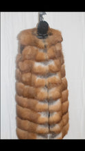 Natural Red Fox Mid Vest