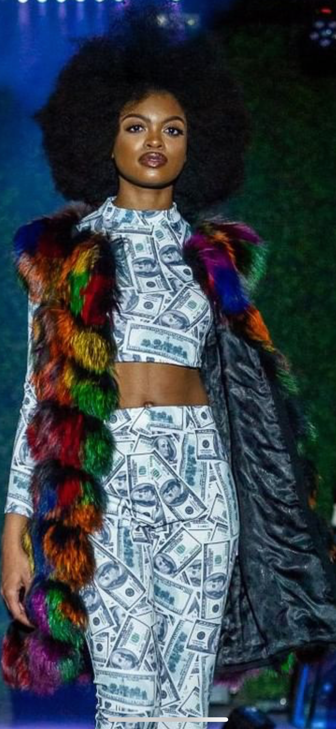 Multi Color Fox Vest All the Colors you need! Size M-L 10/12