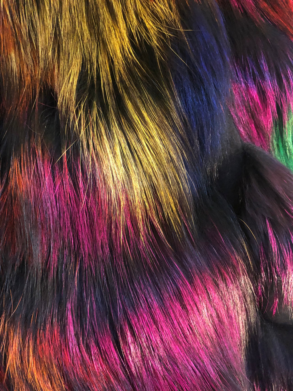 Multi Color Fox Vest All the Colors you need! Size M-L 10/12