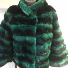 Green Chinchilla Rex Jacket