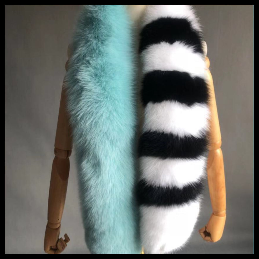 Fox   Fur Scarf Shawl